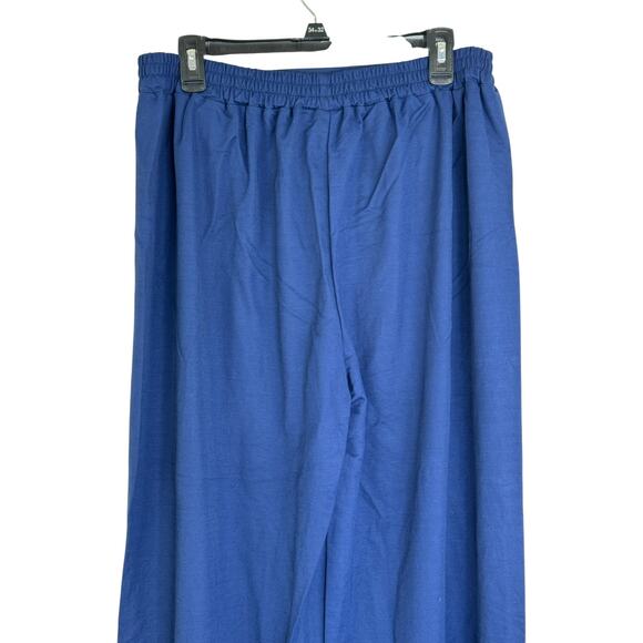 Truth + Style Regular Flounced Stretch Woven Pants Navy 2X NWOT Ruffle - Picture 4 of 12